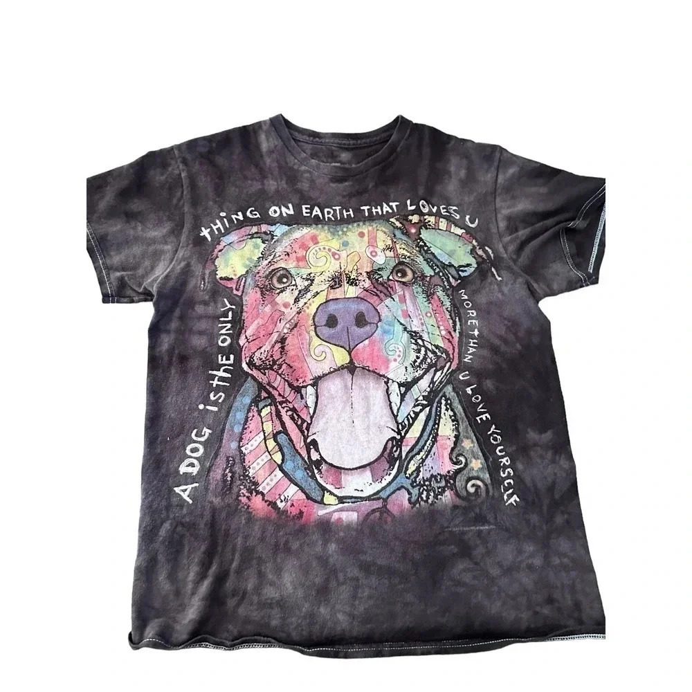 The Mountain Men's Black Short Sleeve Graphic Print T-Shirt Size Small